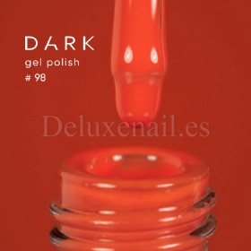 Gel Polish 098 DARK, esmalte semipermanente zanahoria, 6 ml