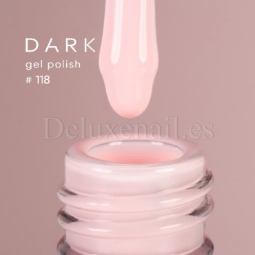 Esmalte Permanente Dark 118, Rosa Lechoso, 6 ml