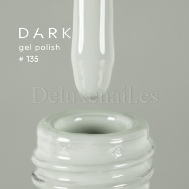 Esmalte Permanente Dark 135, Gris claro, 6 ml