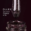 Esmalte Permanente Dark 124, Borgoña oscuro con micro brillo, 6 ml