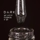 Esmalte Permanente Dark 127, Marrón oscuro con micro brillo, 6 ml