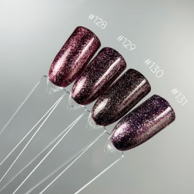 Esmalte Permanente Dark 128, Granate con micro brillo, 6 ml