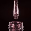Esmalte Permanente Dark 129, Berenjena con micro brillo, 6 ml