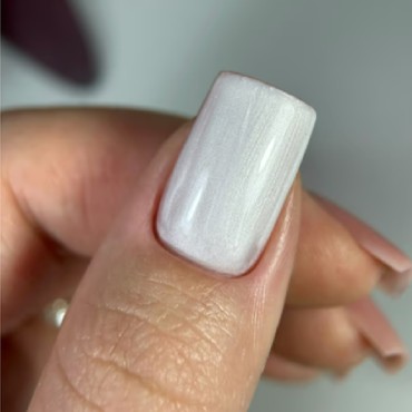 Esmalte Permanente Dark 143, Blanco perlado, 6 ml