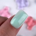 Liquid Polygel Bubble Gum 03 DE LA RO, polygel líquido de color verde menta, 30 ml