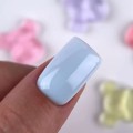Liquid Polygel Bubble Gum 04 DE LA RO, polygel líquido de color azul bebé, 30 ml
