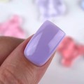 Liquid Polygel Bubble Gum 01 DE LA RO, polygel líquido de color lila pastel, 30 ml