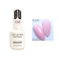 Cold Gel Base 02 DE LA RO, gel líquido nude rosa cálido, 15 ml