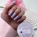Duet Flowers Gel 03 Amokey DE LA RO, gel constructor de color lavanda, 15 ml