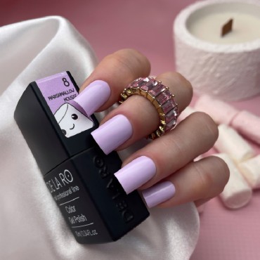 Colección Marshmallow Mousse DE LA RO, 9 esmaltes semipermanentes de 12 ml