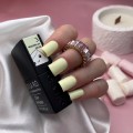 Marshmallow Mousse 03 DE LA RO, esmalte semipermanente amarillo mantequilla pastel, 12 ml