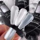 Colección Crystal Cat Eye DE LA RO, 3 esmaltes semipermanentes ojo de gato plateados de 12 ml