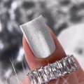 Ice Cat Eye DE LA RO, esmalte semipermanente ojo de gato plateado, 12 ml
