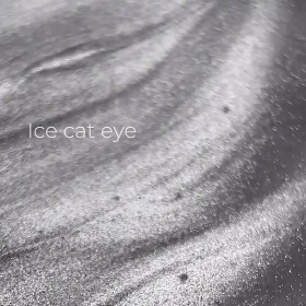 Ice Cat Eye DE LA RO, esmalte semipermanente ojo de gato plateado, 12 ml