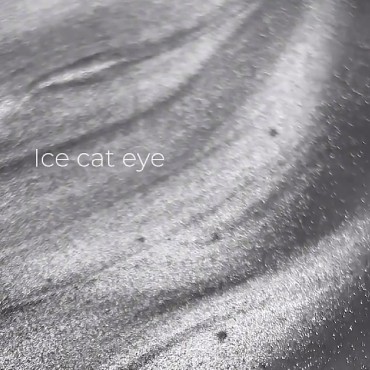 Ice Cat Eye DE LA RO, esmalte semipermanente ojo de gato plateado, 12 ml
