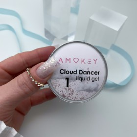 Colección Cloud Dancer Amokey DE LA RO - 5 geles constructores con efectos brillantes