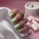 Marshmallow Mousse 01 DE LA RO, esmalte semipermanente pistacho pastel, 12 ml