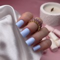 Marshmallow Mousse 05 DE LA RO, esmalte semipermanente azul cielo pastel, 12 ml