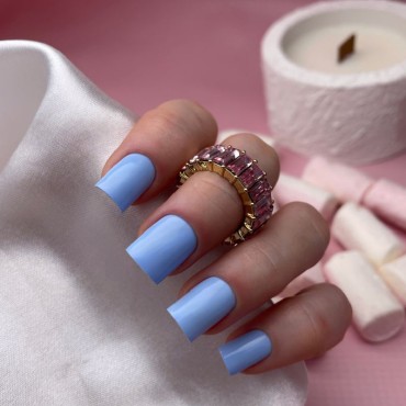 Marshmallow Mousse 06 DE LA RO, esmalte semipermanente azul pastel, 12 ml