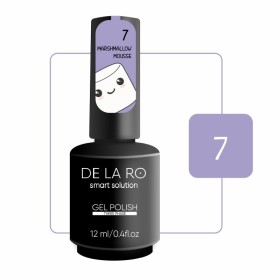 Marshmallow Mousse 07 DE LA RO, esmalte semipermanente lila pastel, 12 ml