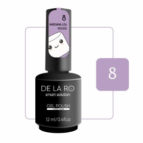 Marshmallow Mousse 08 DE LA RO, esmalte semipermanente rosa lila pastel, 12 ml