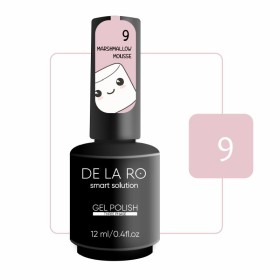 Marshmallow Mousse 09 DE LA RO, esmalte semipermanente coral pastel, 12 ml