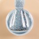 Pro Base Shine 01 DARK, base decorativa, azul claro con purpurina, 15 ml