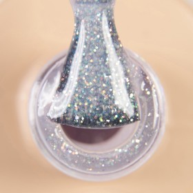Pro Base Shine 03 DARK, base decorativa, rosa claro con purpurina, 15 ml
