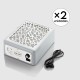 PACK 2 Aspiradores de mesa Panther-24 Air Max 66W, rejilla blanca