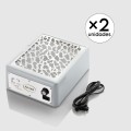 PACK 2 Aspiradores de mesa Panther-24 Air Max 66W, rejilla blanca