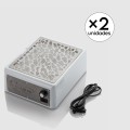 PACK Salón - 2 Aspiradores de mesa Panther-24 con rejilla plateada 66W AIR MAX