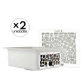 PACK Salón - 2 Aspiradores Integrables T-REX con rejilla blanca 65W AIR MAX