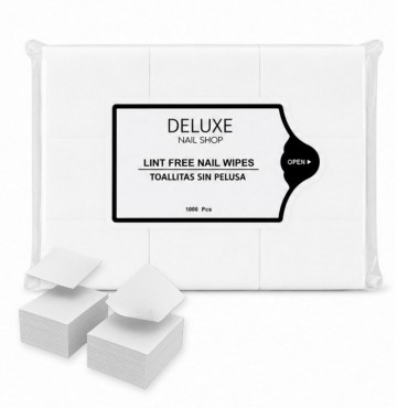 Toallitas densas sin pelusa 6x4, blanco, 1.000 uds (0,48€/100 uds)