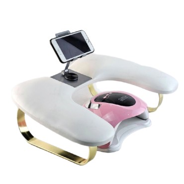 Reposabrazos Mariposa con soporte móvil, Blanco, 1 ud