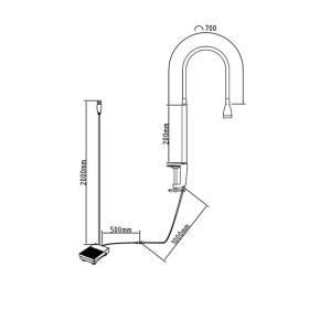 LED/UV Lámpara 10W con pedal para uñas y pestañas