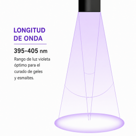 LED/UV Lámpara 10W con pedal para uñas y pestañas
