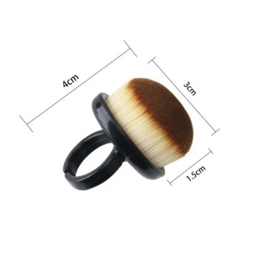 Сepillo-anillo para manicura, negro, 1 un