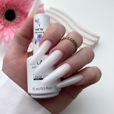 Base New France 01 DE LA RO, base camuflaje, blanco lechoso, 15 ml