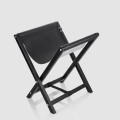 Soporte plegable para bolsos Air Max de polipiel negra con patas negras