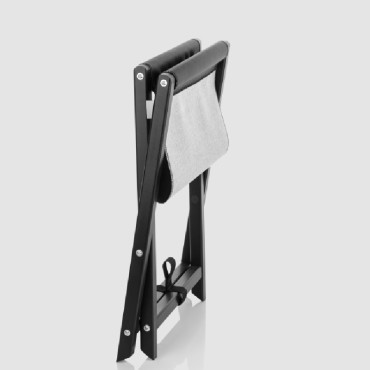 Soporte plegable para bolsos Air Max de polipiel gris con patas negras