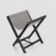 Soporte plegable para bolsos Air Max de polipiel gris con patas negras