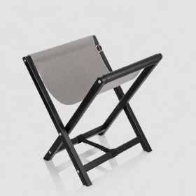 Soporte plegable para bolsos Air Max de polipiel gris con patas negras