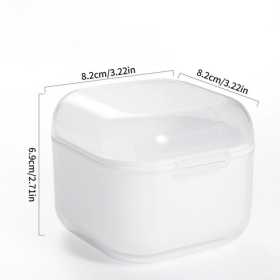 Contenedor plástico para desinfección y esterilización de fresas 150 ml, blanco