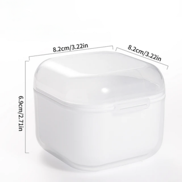 Contenedor plástico para desinfección y esterilización de fresas 150 ml, blanco