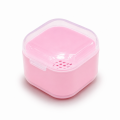 Contenedor plástico para desinfección y esterilización de fresas 150 ml, rosa