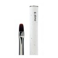 Pincel ovalado plano para gel de pelo sintético NAILSOFTHEDAY Brush Oval, 9 mm