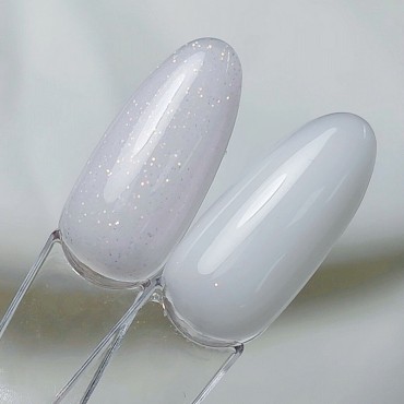KIT NAILSOFTHEDAY Base natural Let’s Amsterdam - blanco leche + 1 Top Opal 02 - blanco leche con micro brillo opal