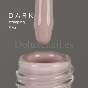Esmalte Stamping Dark 42, Lila grisáceo, 10 ml