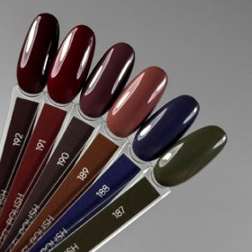 Esmalte Permanente Dark 188, Azul violeta oscuro, 6 ml