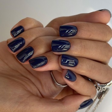 Esmalte Permanente Dark 188, Azul violeta oscuro, 6 ml